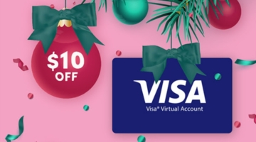 Giftcardsdotcom $10 off $100 Visa promo code HOLIDAYVISA