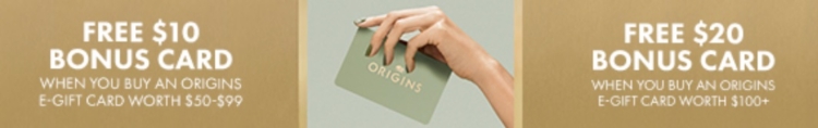 Origins bonus gift card deal