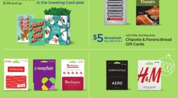 Rite Aid gift card deals 12.18.22