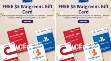 Walgreens gift card deal 12.25.22