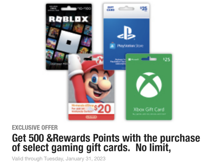 EXPIRED) Newegg: Save 10% On Select Gaming Gift Cards With Promo Code  HAPPYBKSALE (Xbox, Roblox, Nintendo eShop & More) - Gift Cards Galore