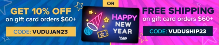 Vudu promo codes VUDUJAN23 VUDUSHIP23