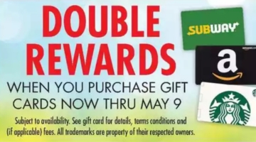 Buehler's gift card deal 2x points 05.03.23