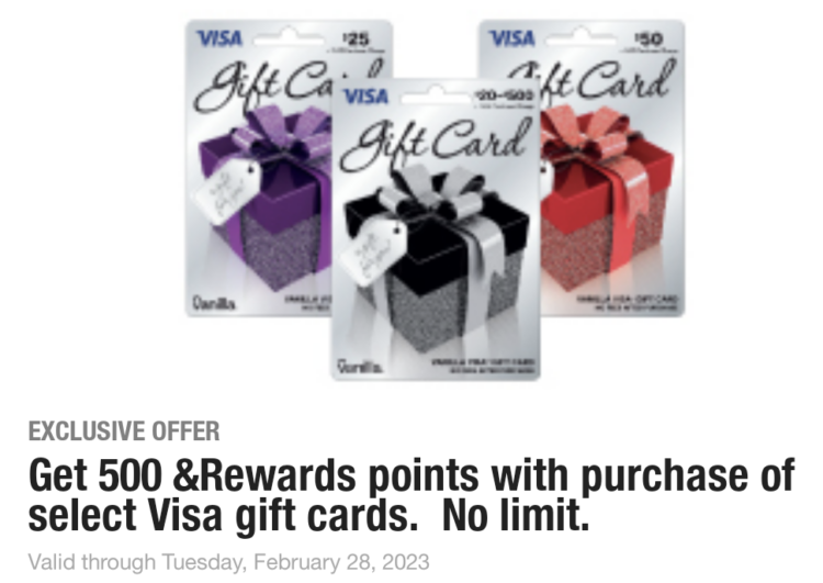 Kum & Go Visa gift card deal 02.01.23