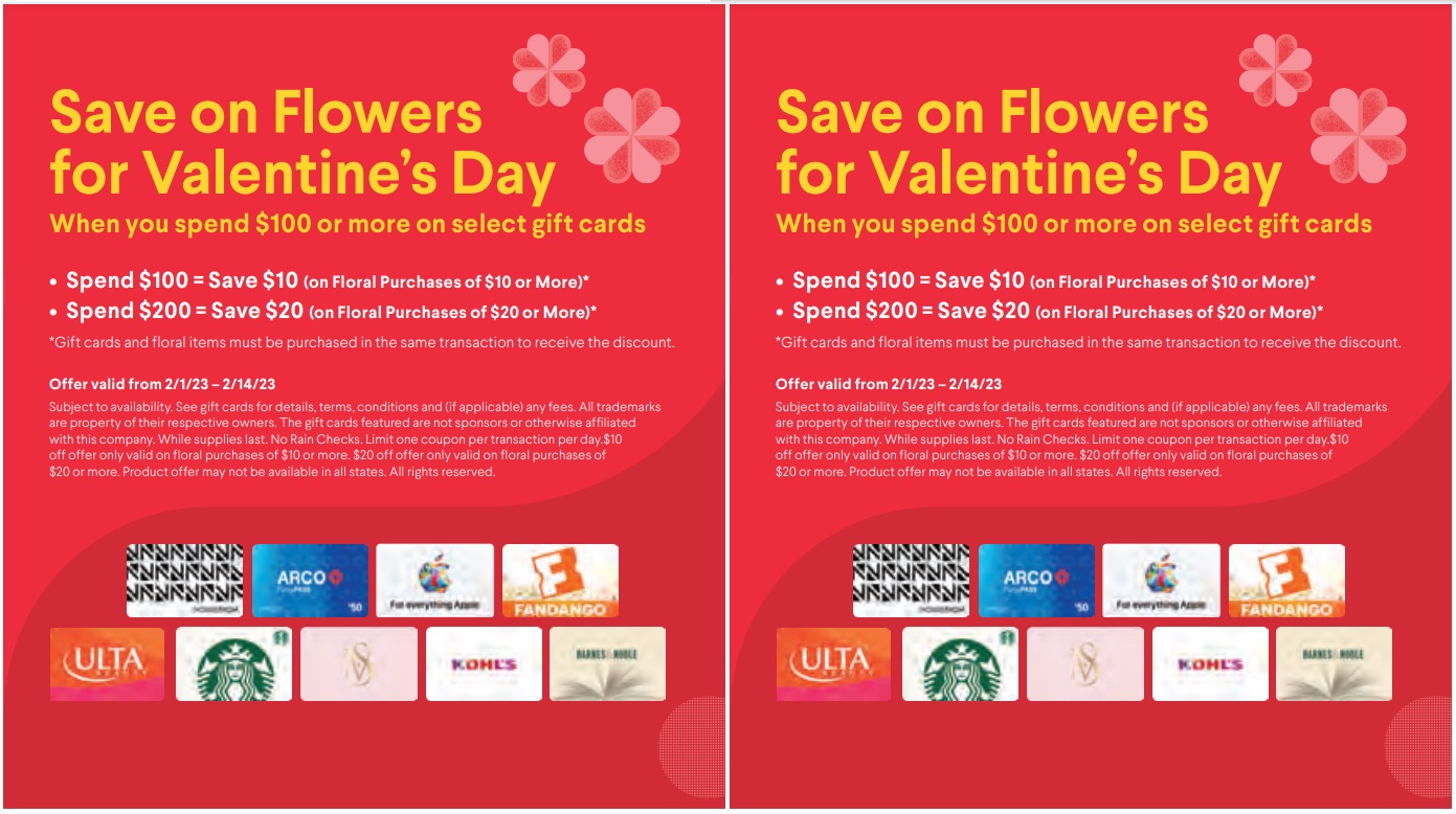 Raley’s/Bel Air/Nob Hill Foods: Buy $100/$200 Select Gift Cards &Amp; Get $10/$20 Off When Spending ...