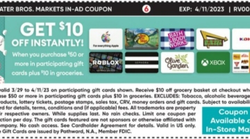 Stater Bros Gift Card Deal 03.28.23