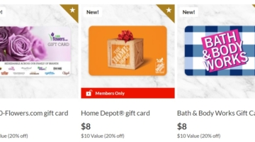 AARP Rewards 20% off gift card deals May 2023