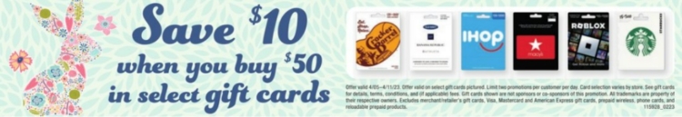 Food City gift card deal 04.05.23.