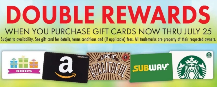 Buehler's gift card deal double points 07.19.23