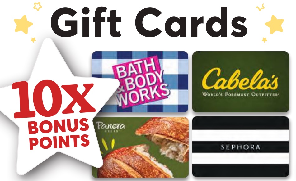 Dierbergs: Earn 10x Bonus Points On All 3rd Party Gift Cards - Gift ...