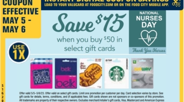 Food City gift card deal 05.03.23