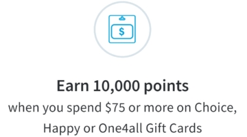 Meijer Choice Happy One4All Spend $75 Get 10,000 Points