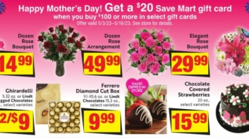 Save Mart Lucky Supermarkets gift card deal 05.10.23