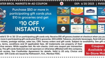 Stater Bros gift card deal 05.30.23