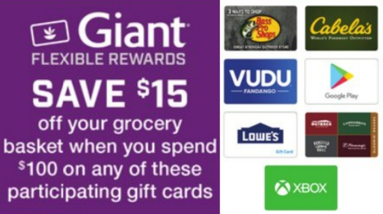 Giant gift card deal 06.09.23