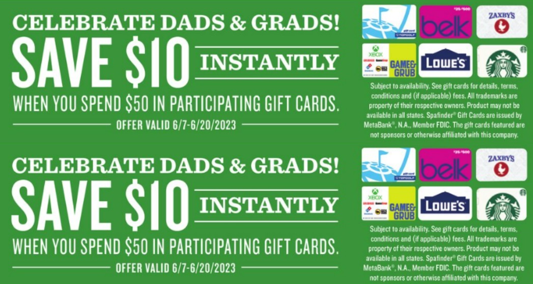 (EXPIRED) Lowes Foods Buy 50 Select Gift Cards For 40 (Choice