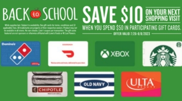 Lowes Foods gift card deal 07.26.23