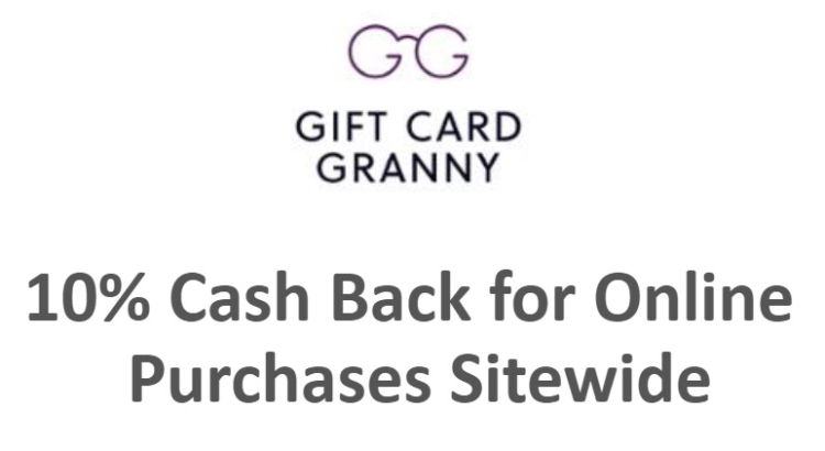 RetailMeNot Gift Card Granny 10% cashback