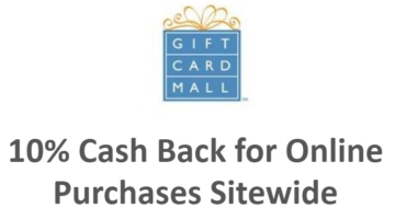 RetailMeNot GiftCardMall 10% cashback