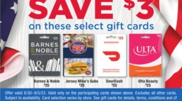 Marc's gift card deal 08.30.23