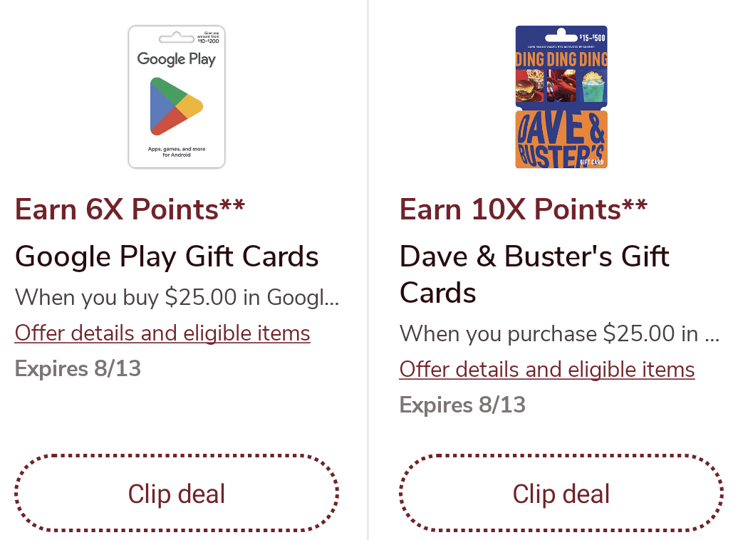 Safeway xbox hot sale gift cards