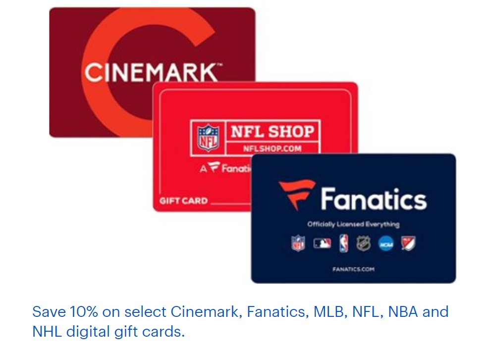 Buy NFL Shop Gift Cards