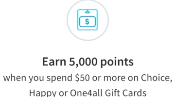 Meijer Choice Happy One4All $50 5,000 points
