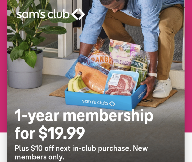 T-Mobile Tuesdays Sam's Club $19.99 + $10 off