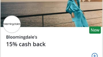 Bloomingdale's Chase Offer 15% back $413 spend