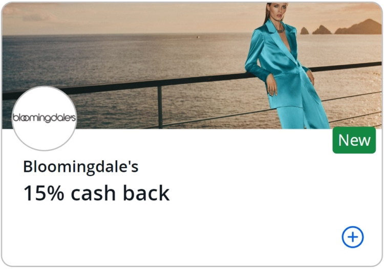 Bloomingdale's Chase Offer 15% back $413 spend