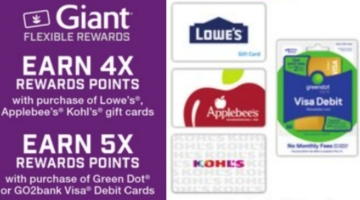 Giant gift card deal 10.27.23