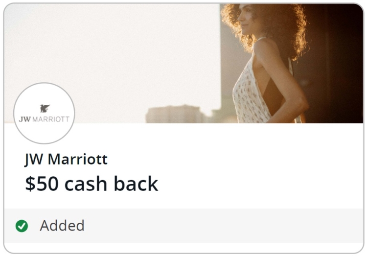 JW Marriott Chase Offer spend $250 get $50
