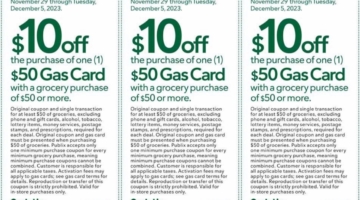 Publix gas gift card deal 11.29.23