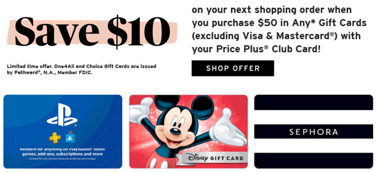 ShopRite: Buy $50 Any 3rd Party Gift Cards & Get $10 Off Next Purchase ...