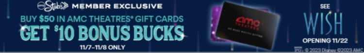 AMC Bonus Bucks deal 11.07.23