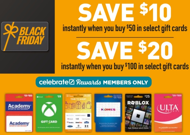 Brookshire Brothers Black Friday gift card deal 11.22.23