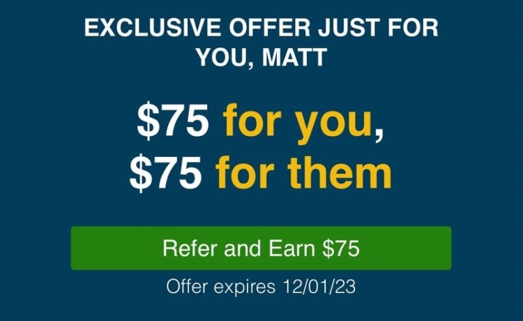 Capital One Shopping $75 referral offer