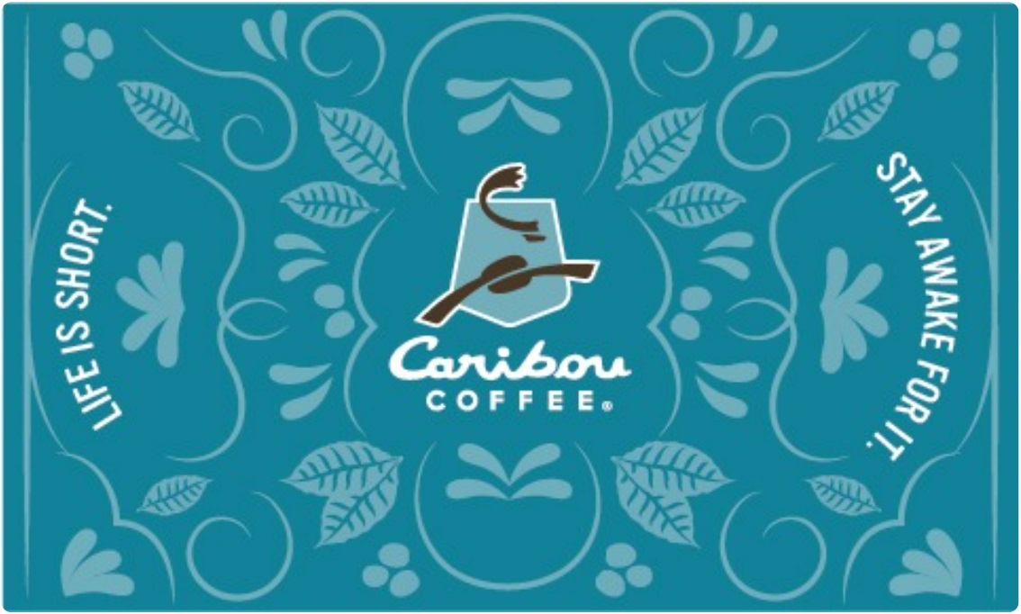 Caribou Coffee Buy 50 Gift Cards & Get 10 Gift Cards Free Gift