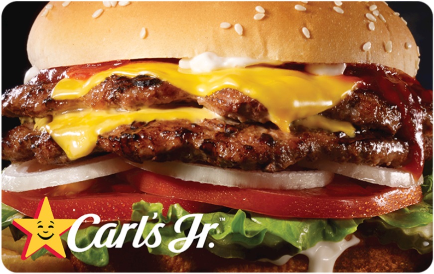 Carl S Jr Save 25 On 50 Gift Card Purchases 15 Off Up To 50   Carls Jr Gift Card 