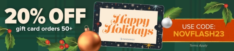 Fandango promo code NOVFLASH23