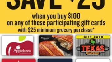 Food Lion gift card deal 11.01.23