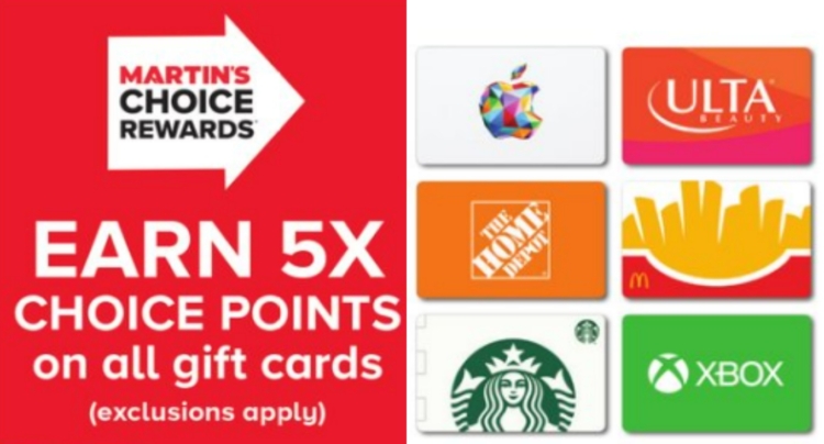 Giant Food Stores Martin's Stop & Shop gift card deal 11.03.23