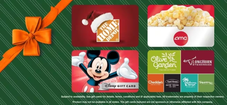 Home Depot 3rd party gift cards