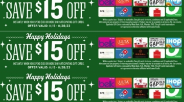 Lowes Foods gift card deal 11.15.23