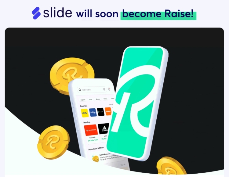 Slide Raise rebranding