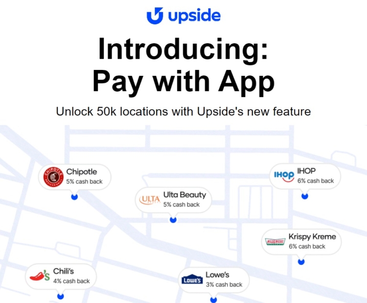 Upside Get Upside Pay With App Buy Gift Cards