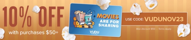 Vudu promo code VUDUNOV23
