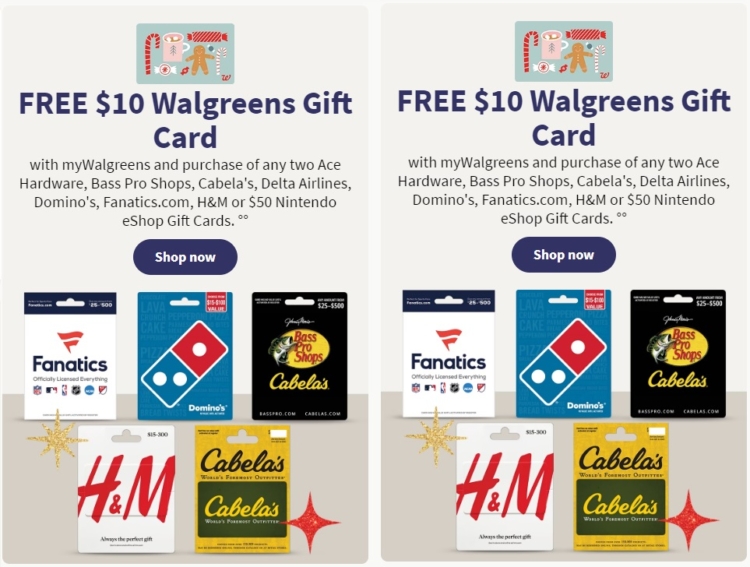 Walgreens gift card deal 12.03.23
