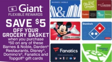 Giant gift card deal 12.15.23