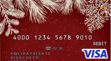 Giftcardsdotcom promo codes HOLIDAYVISA10 VISACHEER